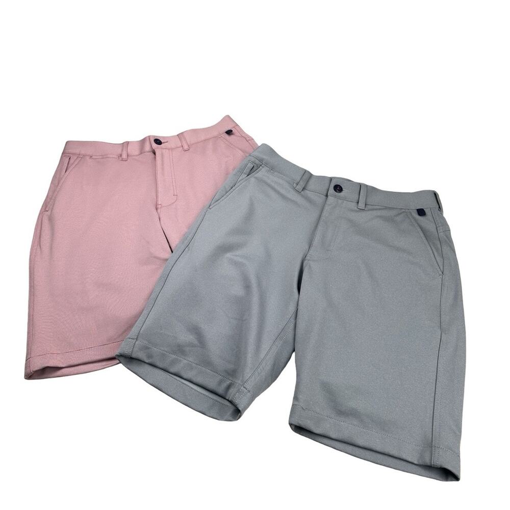 Halsey Sport Shorts Mens Lot 2 Stretch Golf Hybrid Chino Performance Preppy 30